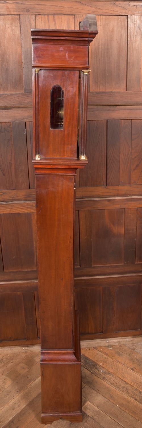 GEORGIAN MAHOGANY GRANDFATHER CLOCK - ADDITIONAL PHOTO 12