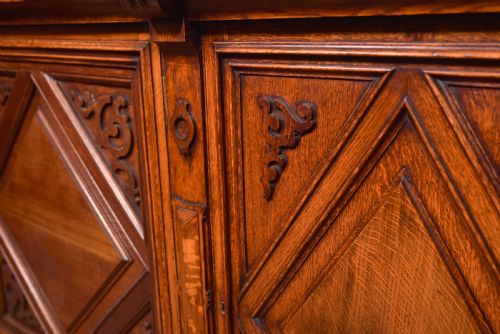 VICTORIA OAK BARLEY TWIST BOOKCASE - ADDITIONAL PHOTO 10