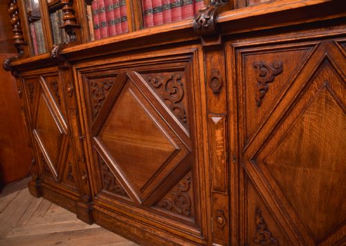 VICTORIA OAK BARLEY TWIST BOOKCASE - ADDITIONAL PHOTO 16