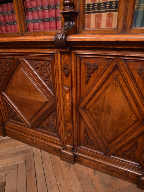 VICTORIA OAK BARLEY TWIST BOOKCASE - ADDITIONAL PHOTO 19