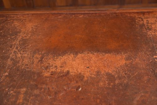 EDWARDIAN MAHOGANY KNEE HOLE DESK - ADDITIONAL PHOTO 17