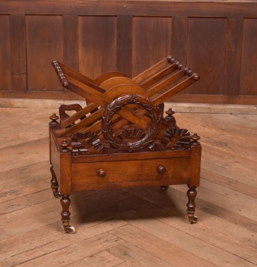 Victorian Walnut Canterbury