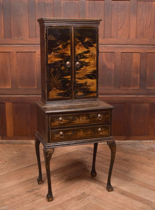 Edwardian Chinoiserie Cabinet
