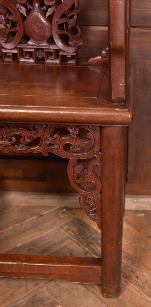 CHINESE LACQUERED ARM CHAIR - ADDITIONAL PHOTO 10