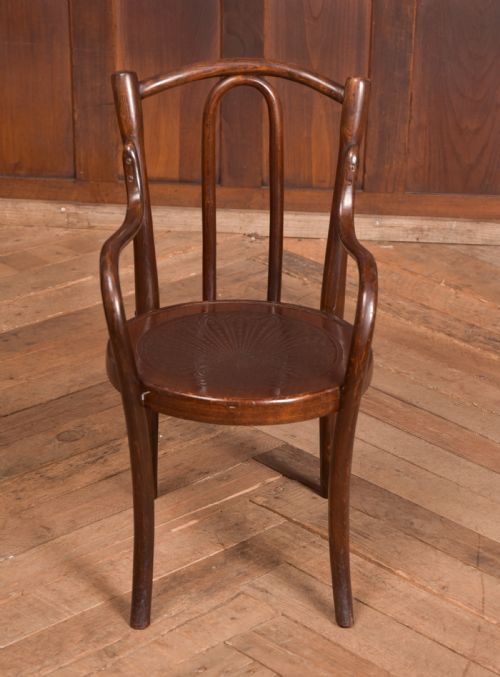 CHILD'S BENTWOOD ARM CHAIR - ADDITIONAL PHOTO 5