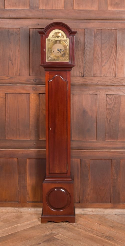 Edwardian Mahogany Grandmother Clock