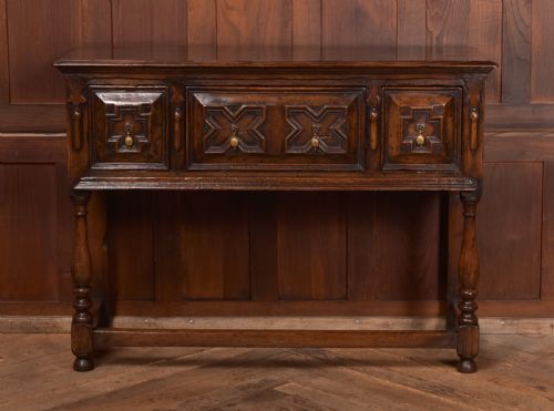 Oak Jacobean Style Sideboard
