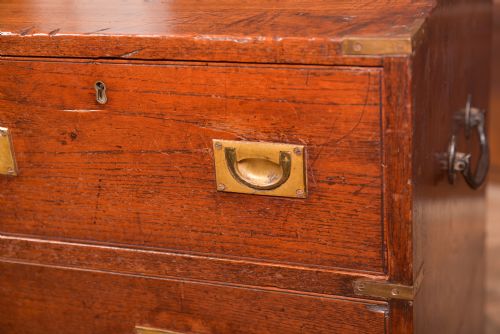 TEAK CAMPAIGN CHEST - ADDITIONAL PHOTO 2