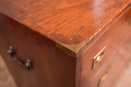 TEAK CAMPAIGN CHEST - ADDITIONAL PHOTO 3