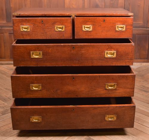 TEAK CAMPAIGN CHEST - ADDITIONAL PHOTO 12