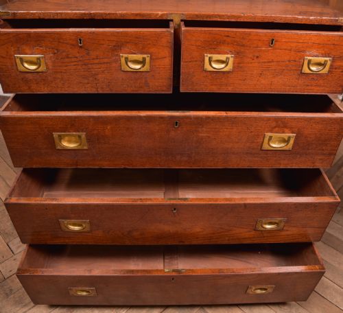 TEAK CAMPAIGN CHEST - ADDITIONAL PHOTO 13