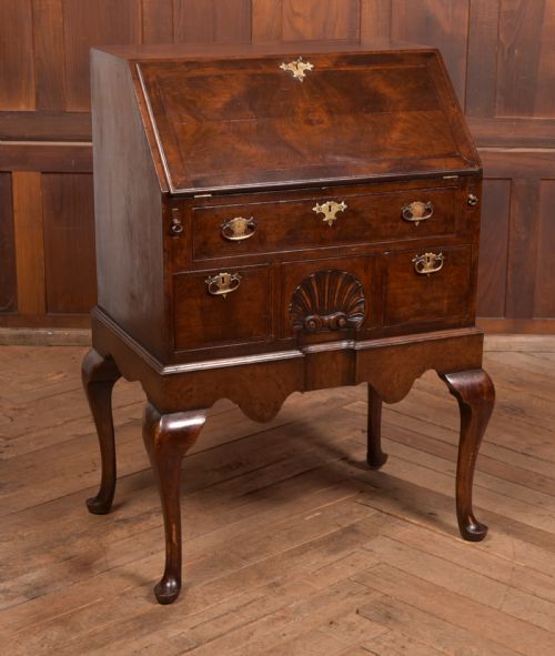 Edwardian Walnut Ladies Writing Bureau
