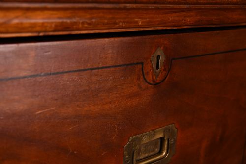 CAMPHOR WOOD CAMPAIGN CHEST OF DRAWERS - ADDITIONAL PHOTO 3