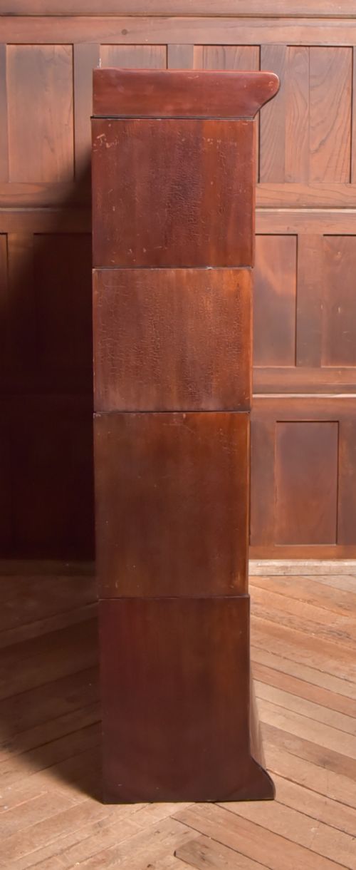 MAHOGANY DOUBLE SECTIONAL BOOKCASE - ADDITIONAL PHOTO 13