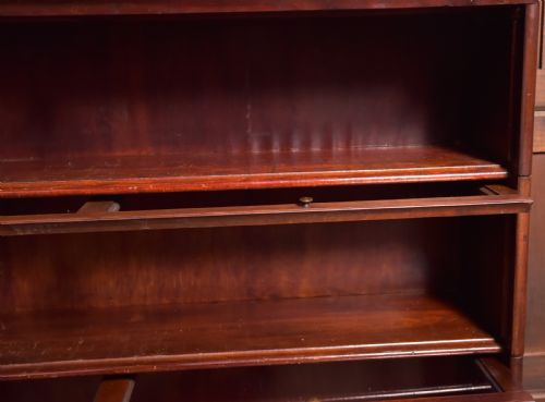 MAHOGANY DOUBLE SECTIONAL BOOKCASE - ADDITIONAL PHOTO 16