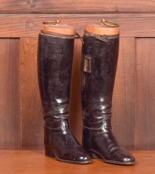 Edwardian Black Riding Boot