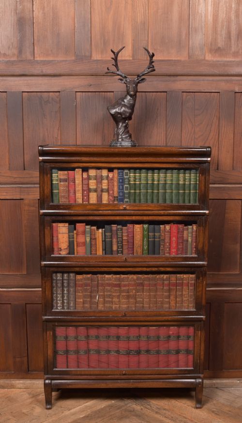 Globe Wernicke Oak Sectional Bookcase