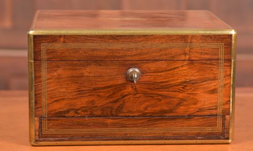 Victorian Rosewood Dressing Table Box