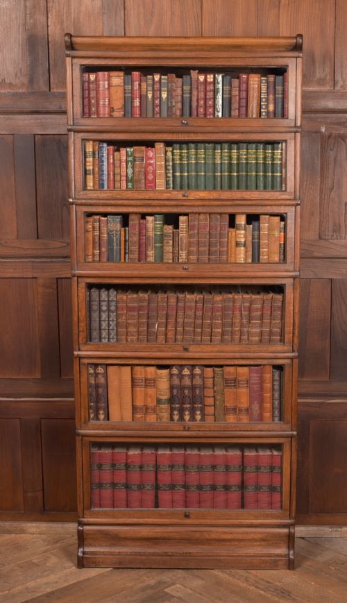 Globe Wernicke Oak 6 Sectional Bookcase