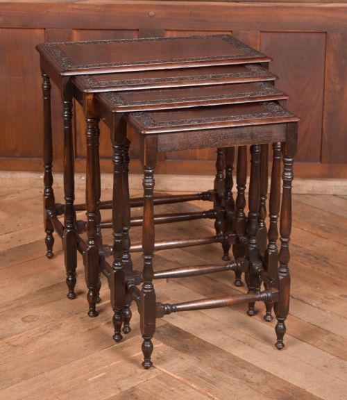 Edwardian Set of 4 Nest of Tables