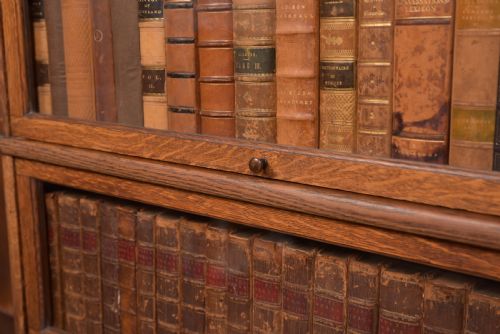 fig 1. Globe Wernicke 6 sectional oak bookcase
