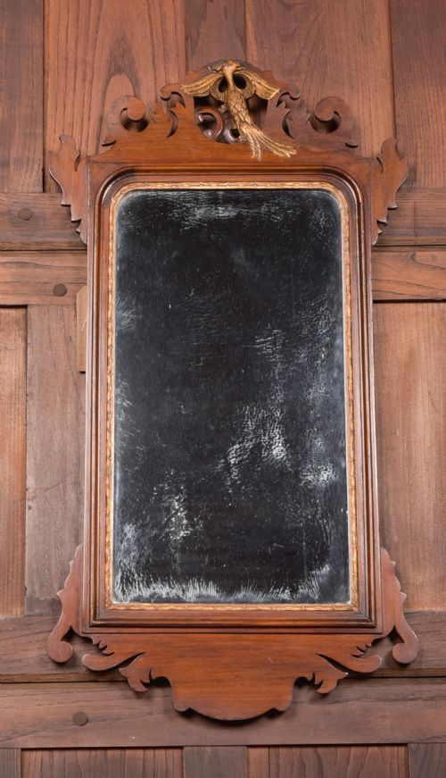 Edwardian Walnut Mirror