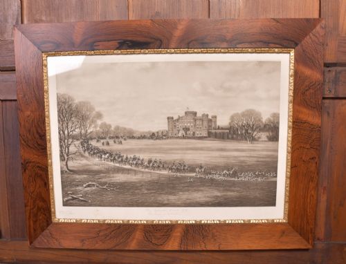fig 1. Set of Four Rosewood G.D. Giles Prints