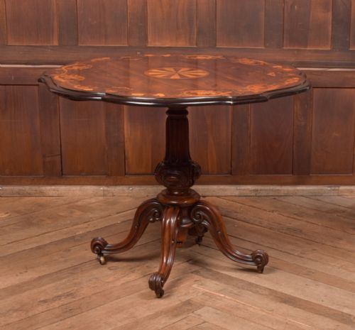 Victorian Marquetry Centre Table