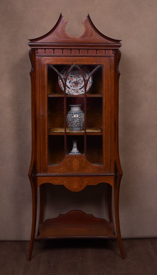 Edwardian Mahogany Display Cabinet