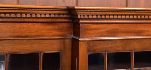 MAHOGANY CHINESE CHIPPENDALE STYLE BOOKCASE DISPLAY CABINET - ADDITIONAL PHOTO 2