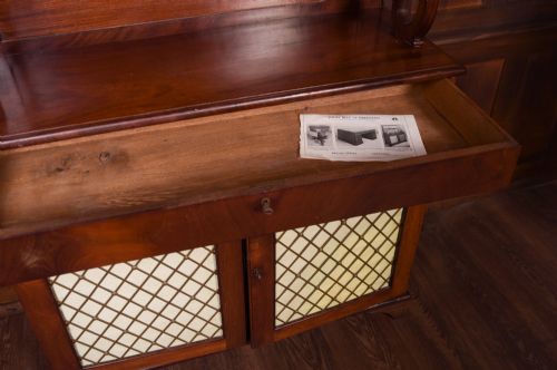 REGENCY MAHOGANY SIDE BOARD SIDE CABINET - ADDITIONAL PHOTO 6