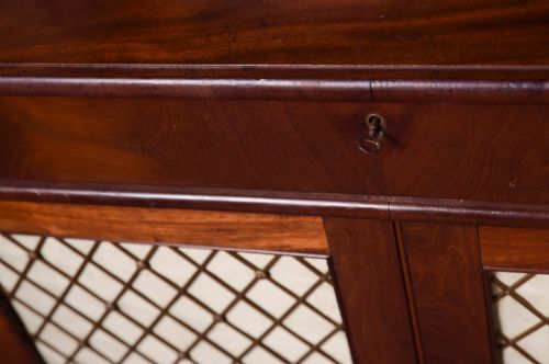 REGENCY MAHOGANY SIDE BOARD SIDE CABINET - ADDITIONAL PHOTO 16