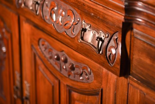 ART NOUVEAU MIRROR BACK SIDEBOARD - ADDITIONAL PHOTO 4