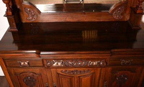 ART NOUVEAU MIRROR BACK SIDEBOARD - ADDITIONAL PHOTO 13