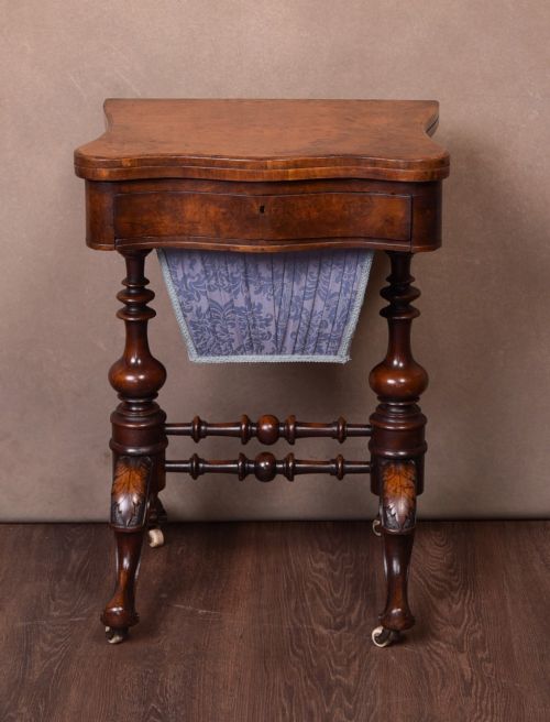 Victorian Walnut  Games Table