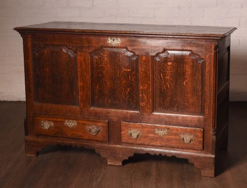 Georgian Oak Mule Chest / Blanket Box
