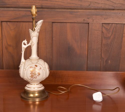 Royal Worcester Jug Lamp