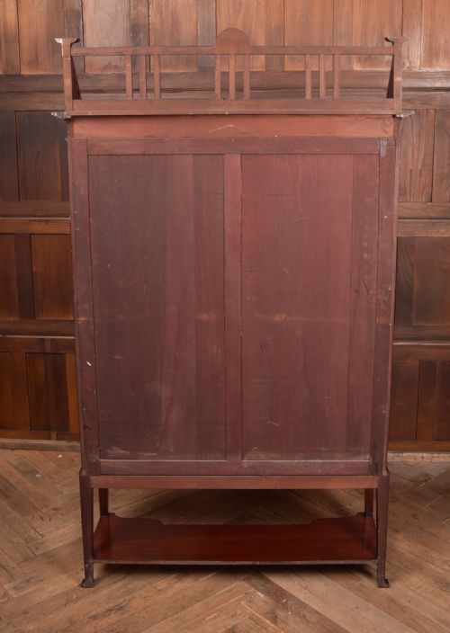 ART NOUVEAU MAHOGANY DISPLAY CABINET - ADDITIONAL PHOTO 6