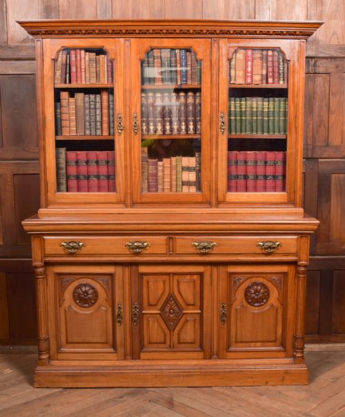 Edwardian Walnut Bookcase