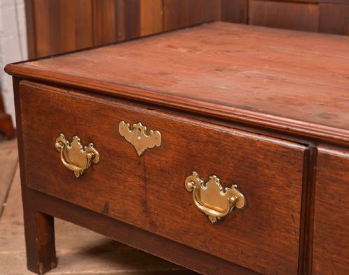 GEORGIAN MAHOGANY MULE CHEST HOUSE KEEPER'S TRUNK - ADDITIONAL PHOTO 3