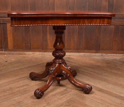 VICTORIAN MAHOGANY TEA TABLE - ADDITIONAL PHOTO 1