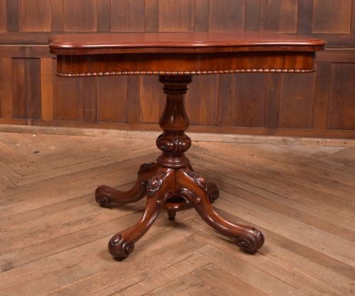 VICTORIAN MAHOGANY TEA TABLE - ADDITIONAL PHOTO 2