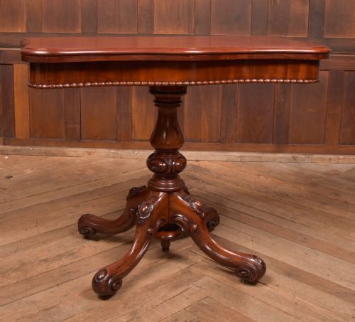 VICTORIAN MAHOGANY TEA TABLE - ADDITIONAL PHOTO 5