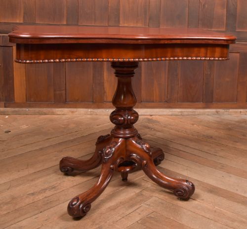 VICTORIAN MAHOGANY TEA TABLE - ADDITIONAL PHOTO 7