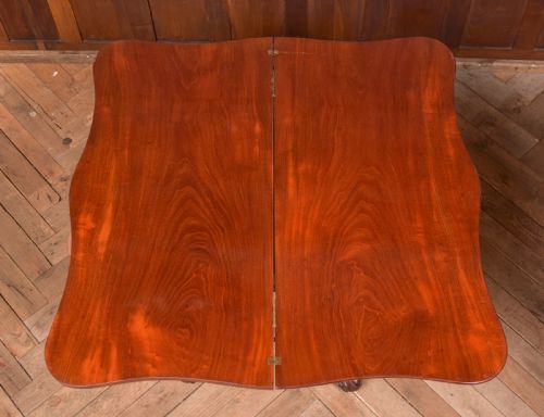 VICTORIAN MAHOGANY TEA TABLE - ADDITIONAL PHOTO 12