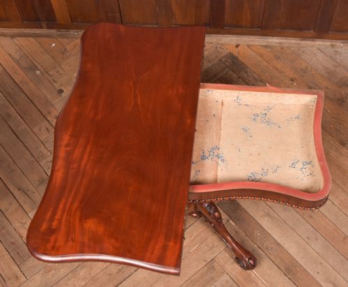 VICTORIAN MAHOGANY TEA TABLE - ADDITIONAL PHOTO 13