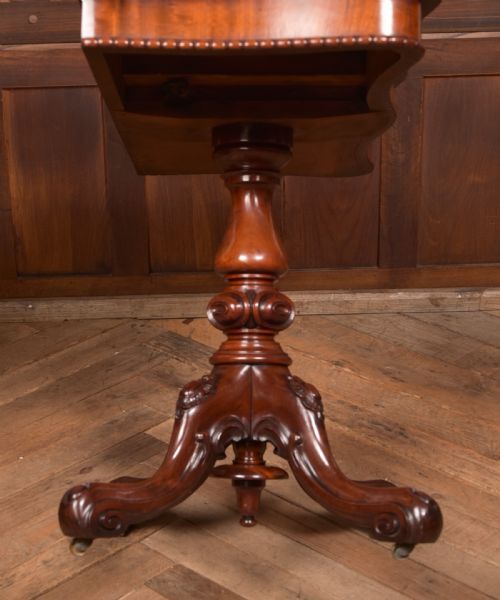 VICTORIAN MAHOGANY TEA TABLE - ADDITIONAL PHOTO 23