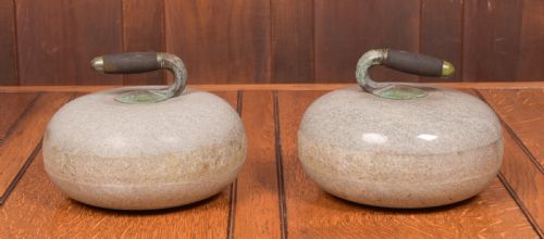 Pair of Granit Curling Stones