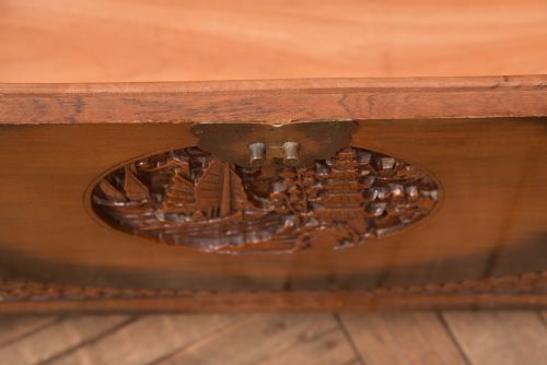CHINESE CAMPHOR WOOD STORAGE BLANKET BOX - ADDITIONAL PHOTO 17