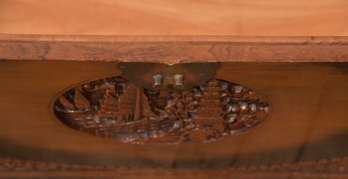 CHINESE CAMPHOR WOOD STORAGE BLANKET BOX - ADDITIONAL PHOTO 18